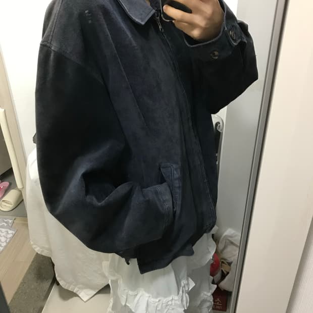 빈티지 스웨이드 자켓