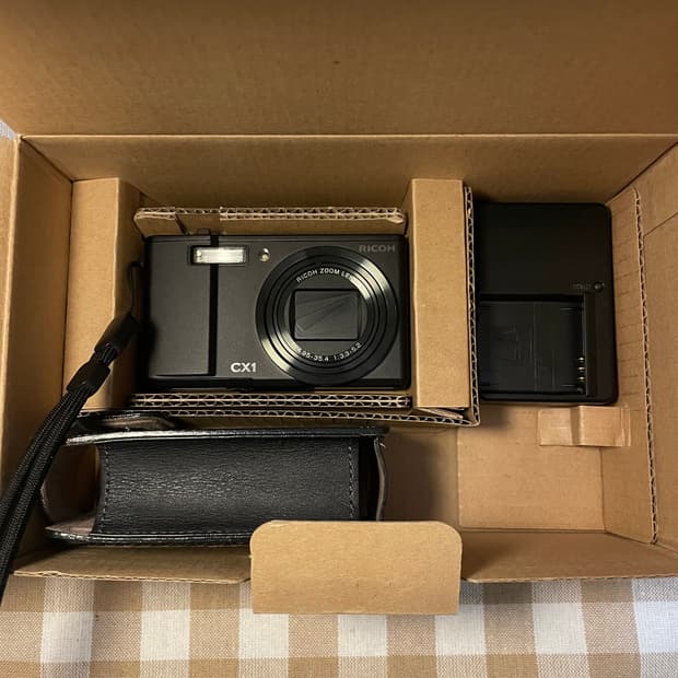 인물촬영추천✨)리코 RICOH CX1 풀박스