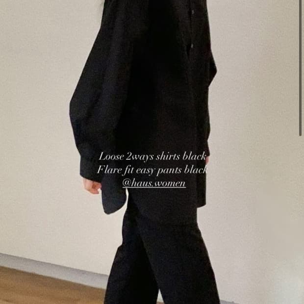 Hauswomen 하우스우먼 2way 셔츠 (새상품)