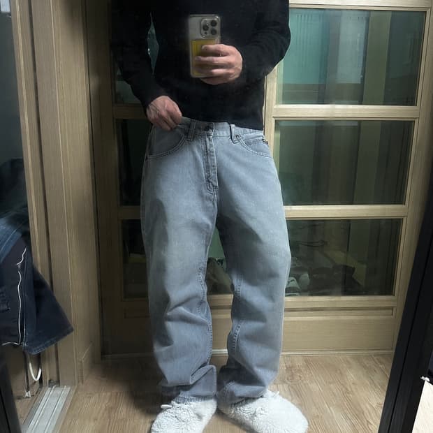 (36) Lee 리 그레이 워싱 데님팬츠