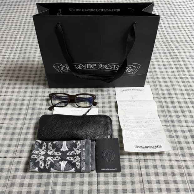 (OS) 크롬하츠 지티아니 안경 브라운