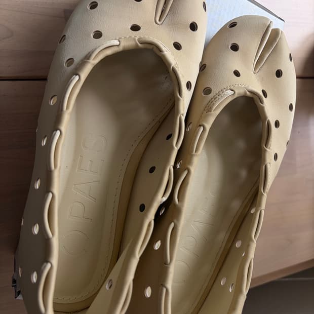 페이즈 Leather Sting Flat/ 치즈