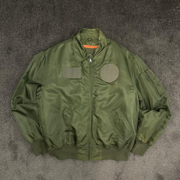 노앙 NOHANT 카키 MA-1 항공점퍼 M