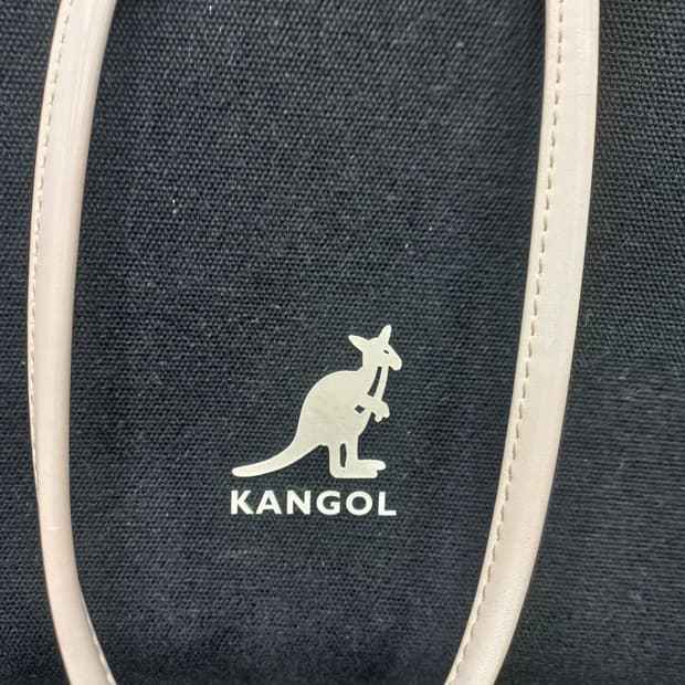 캉골 듀오 캔버스 토트백 (블랙)