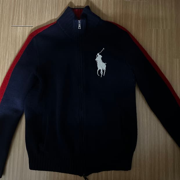 폴로 빅포니 치프키프 니트 집업