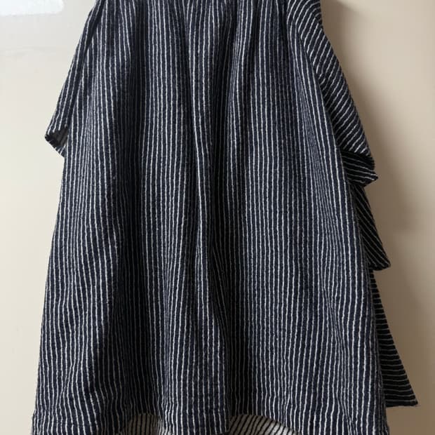 (SS) Comme des Garcons wool frill skirt