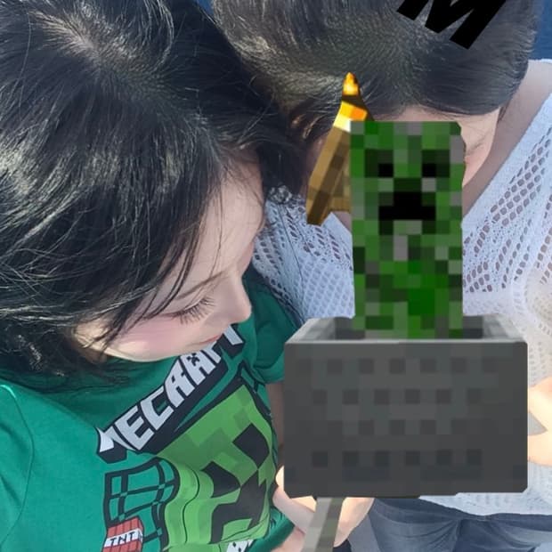 Minecraft creeper T-shirts 크리퍼 반팔