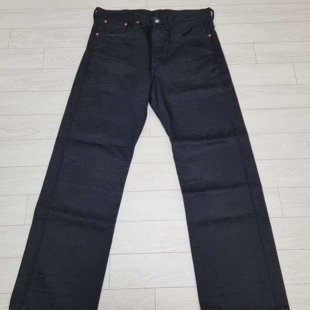 34/32 RRL 빈티지 파이브포켓  블랙온블랙 블온블