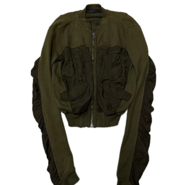 2010s Haider Ackermann cropped bomber