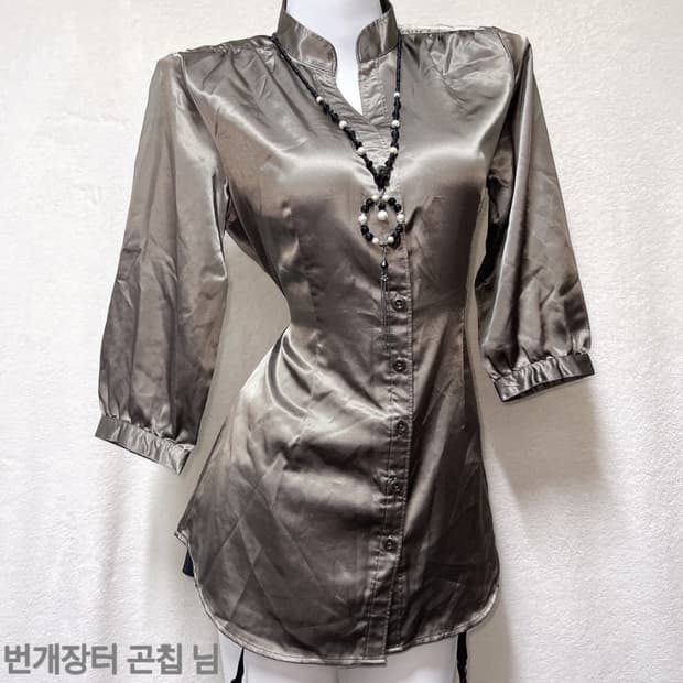 로맨틱고딕 로걀 고스펑크 새틴 블라우스 차이나셔츠 오리엔탈 페어리