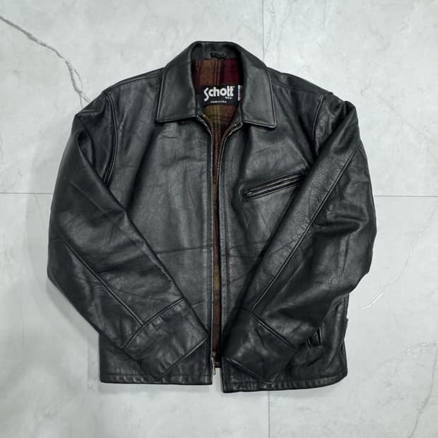 Schott made in usa leather jacket (38)