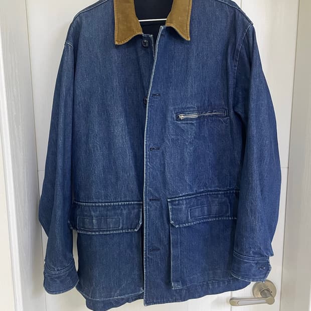 80s 꼼데 옴므 데님자켓