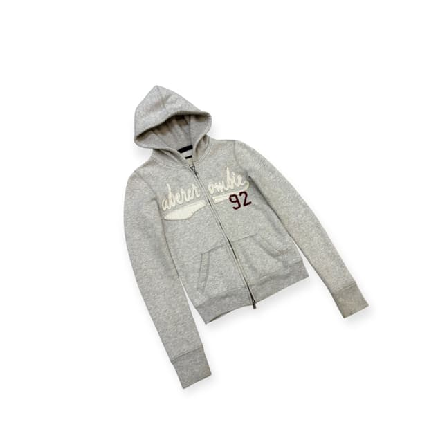 아베크롬비 92 그레이 후드집업