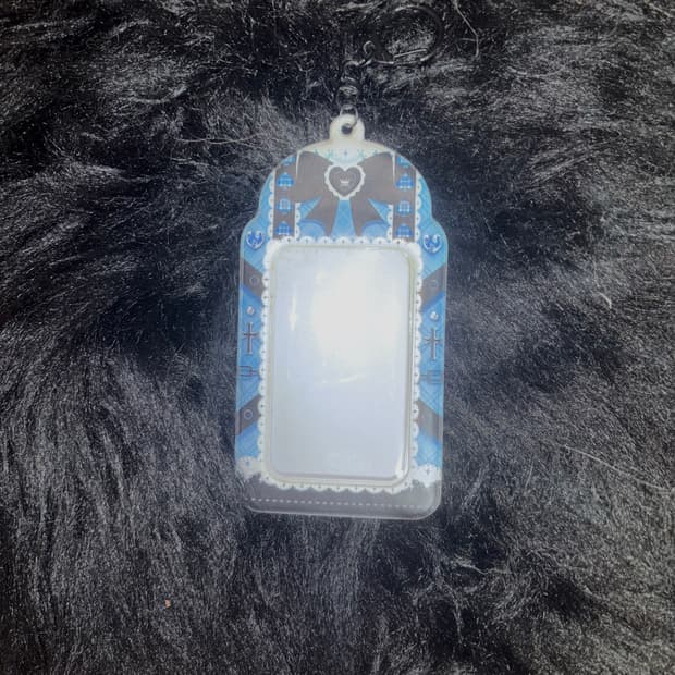 캐릭캐릭체인지 포카 홀더 블루