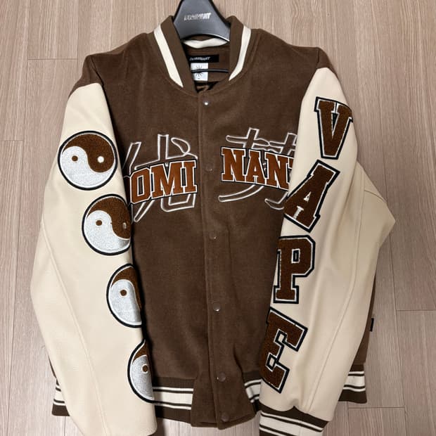 도미넌트 Dragon Varsity Jacket_Brown M size