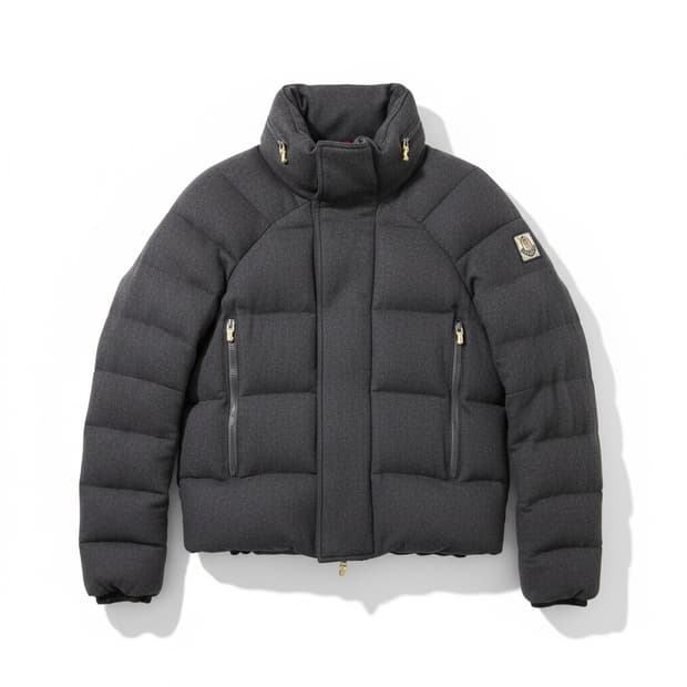 몽클레어 정품 감마블루 울 구스다운 패딩 사이즈 2