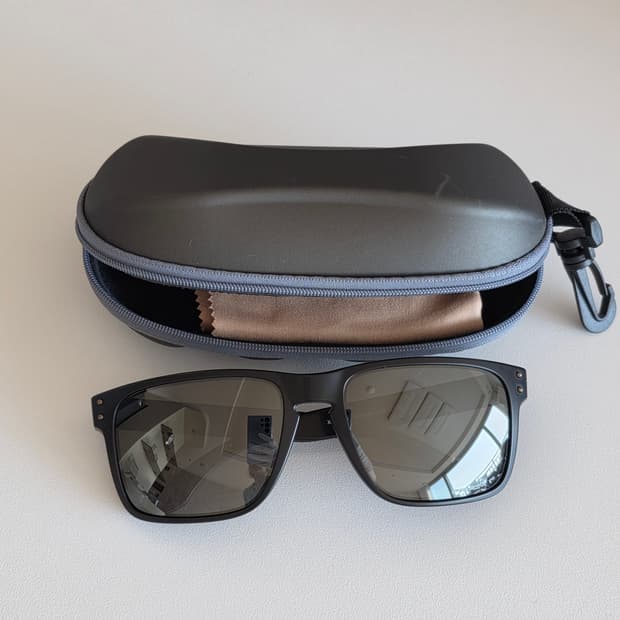 오클리 블랙 홀브룩 xl 사이즈 편광렌즈