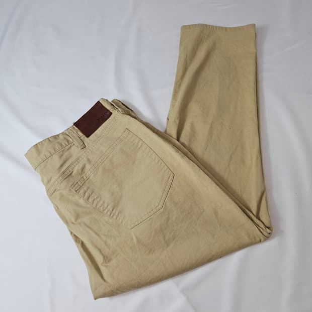 폴로 랄프로렌 신형 치노팬츠 슬랙스 패치 QR코드 정품 36