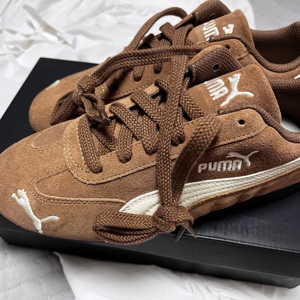 puma 스피드캣 오뜨 커피 프로스티드 아이보리