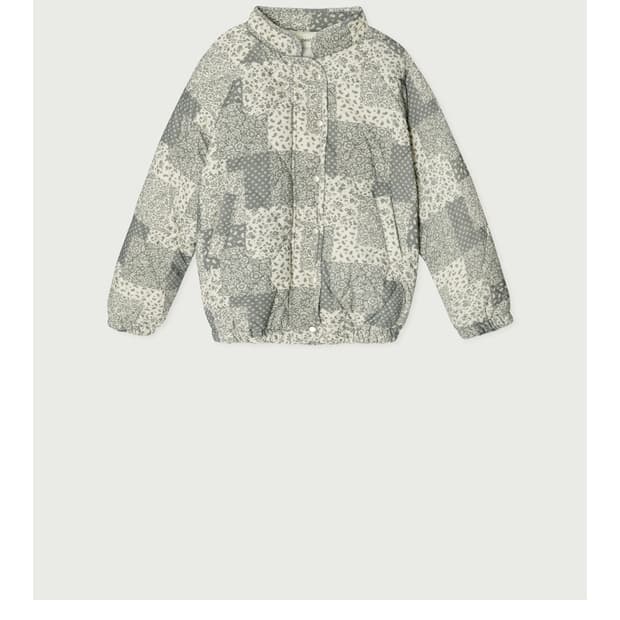 페스토 페이즐리 패딩 문 