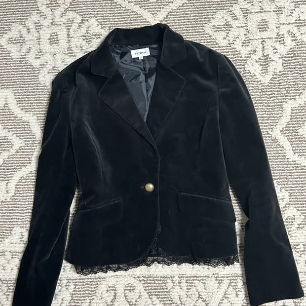 고스로리 고딕벨벳 레이스 자켓