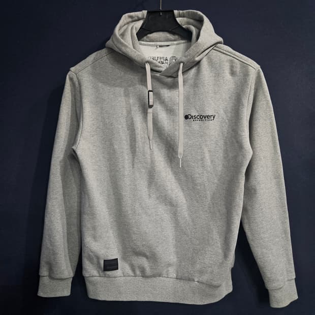 디스커버리 그레이컬러 남성 95 후드티 