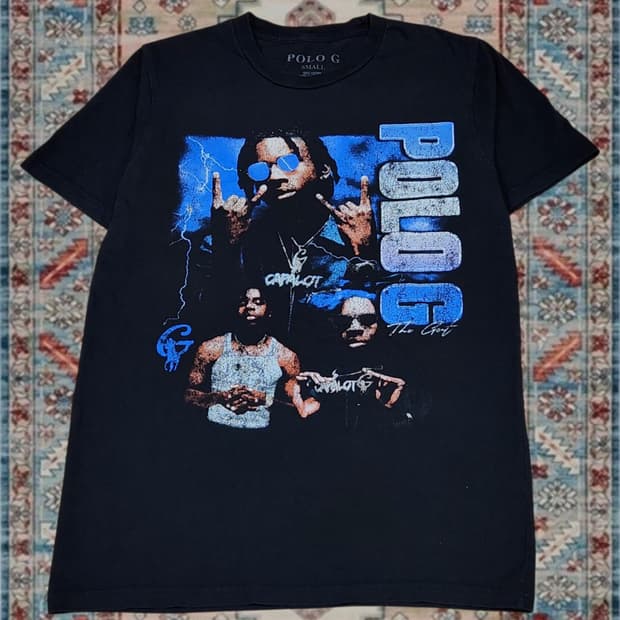 폴로 지 Polo G 'The Goat' 앨범 랩 티셔츠 S