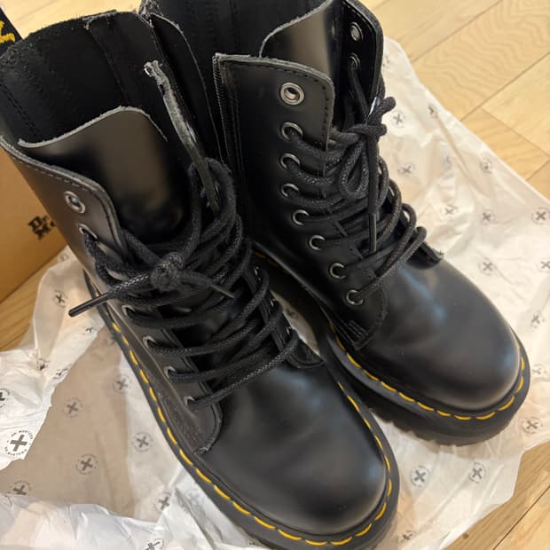 S급 닥터마틴 제이든 부츠 블랙 220