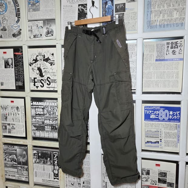 아웃도어 프로덕트 카키 카고 팬츠
