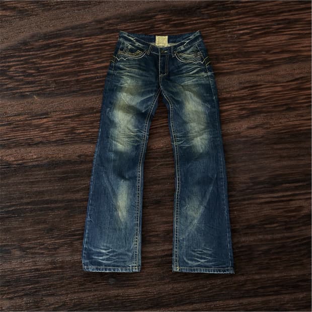 Lolita vintage 부츠컷 데님팬츠