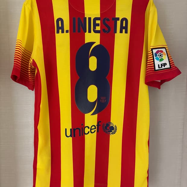13-14 바르셀로나 어웨이 이니에스타 유니폼 정품