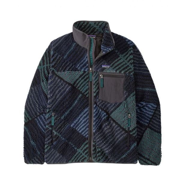 파타고니아 클래식 레트로X 플리스 자켓 레인폴 퀼트 잉크 블랙