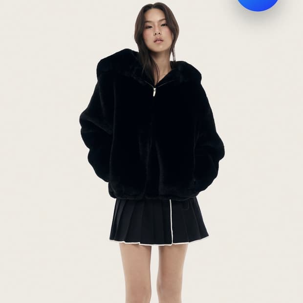 클리시어 후드 퍼자켓(지금 품절된 상품)