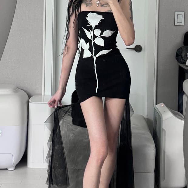 ༒ Rose dress