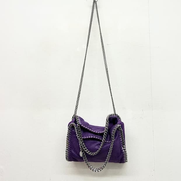 스텔라맥카트니 퍼플 체인 크로스백