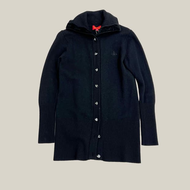 비비안 웨스트우드  롱카라 가디건