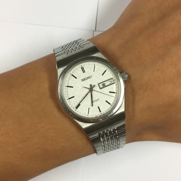 90s seiko sprit quartz herringbone