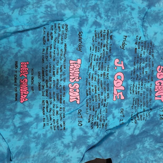 힙합 트레비스스캇 공연 반팔티셔츠 