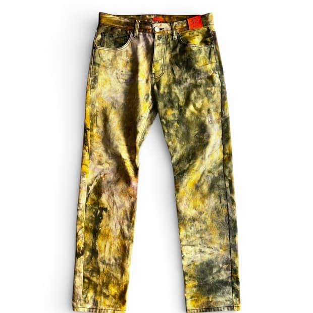 SR STUDIO fw21 퍼플 더트 데님 