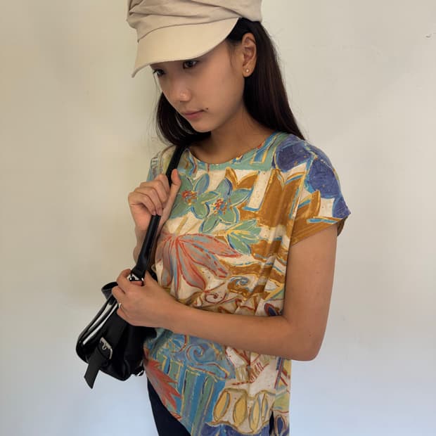 watercolor T-shirt