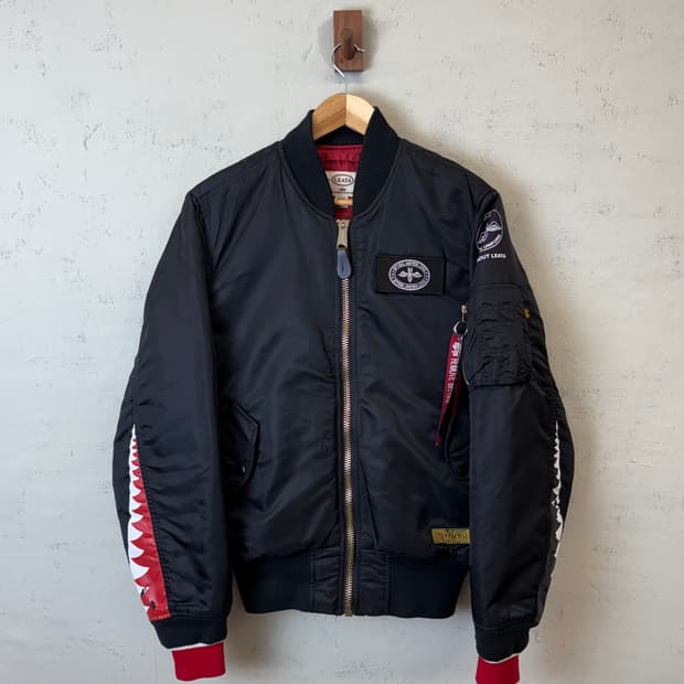 알파인더스트리 리타 MA-1 자켓 블랙