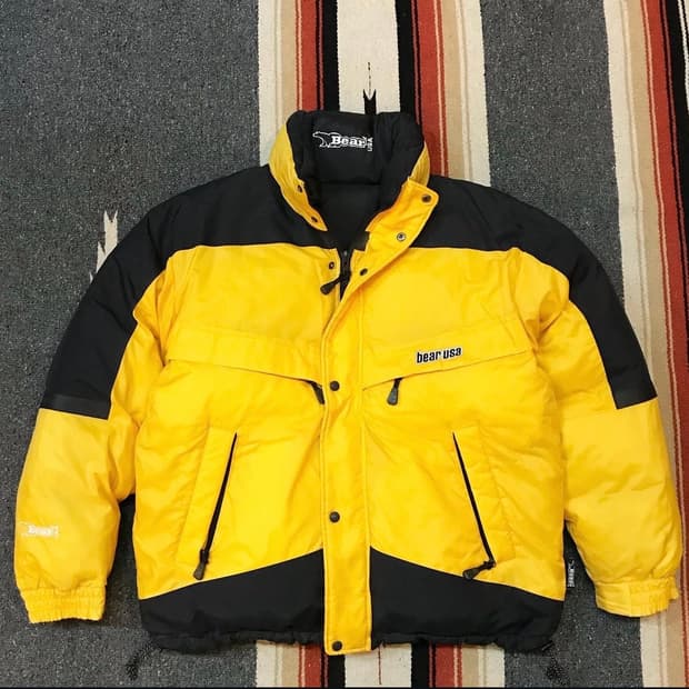 Bear USA 빈티지 리버시블 더다운 자켓