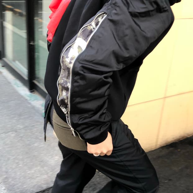 마르셀로 불론  사이드 지퍼 봄버