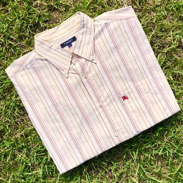 Burberry Stripe Half-Shirt (Begie)