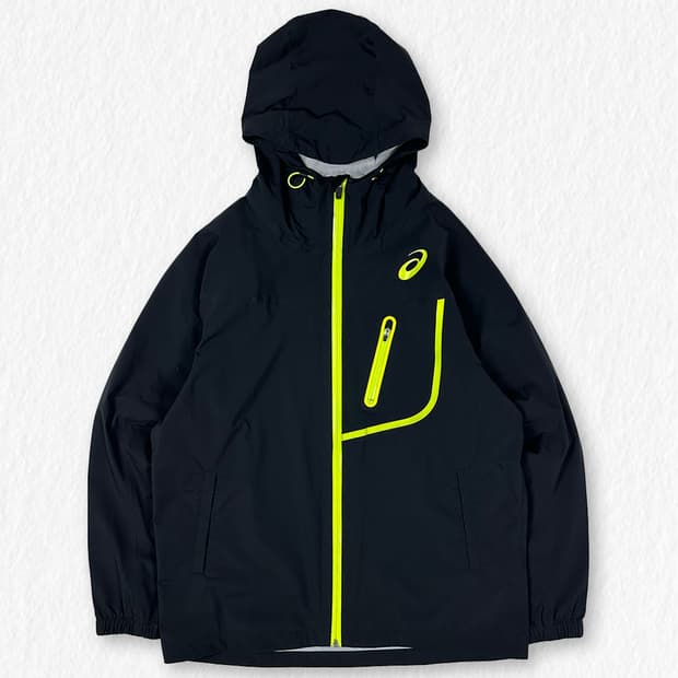 아식스 후디드 바람막이