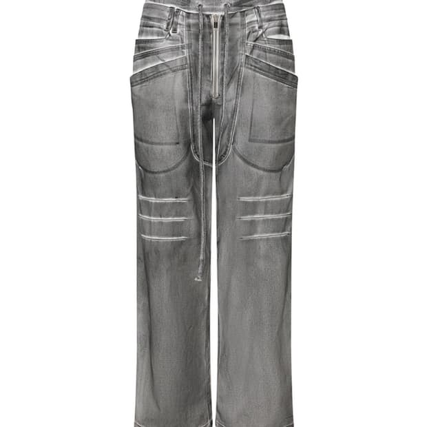 나체 OVERLAP PINTUCK PANTS DIRTY WHITE