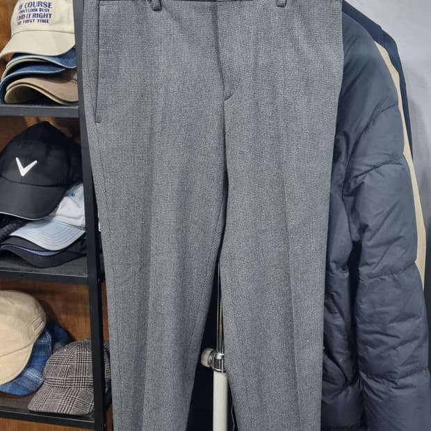 한섬)) 클럽모나코 남성용 모혼방 슬림핏 슬랙스 30~31 상태매우좋음