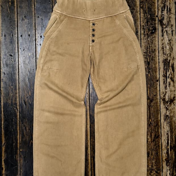 KAPITAL High waisted Button Fly Pants