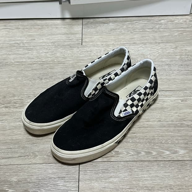 280 반스 사이드테잎 슬립온 체커보드