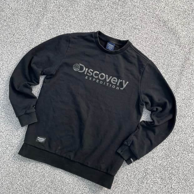 95 디스커버리 빅로고 긴팔 맨투맨 0326M